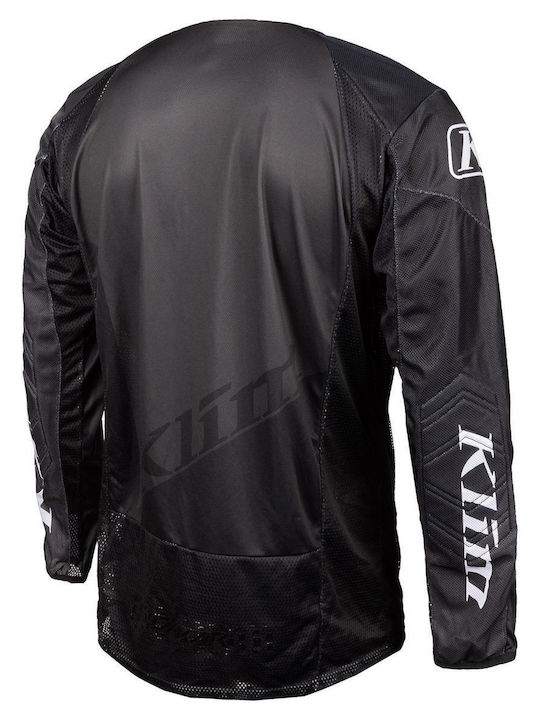 Klim MX Dakar Мъжки Блуза за мотокрос Дълъг ръкав черен металик