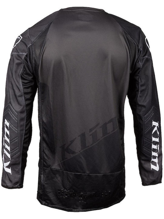 Klim MX Dakar Ανδρική Μπλούζα Motocross Μακρυμάνικη Metallic Black