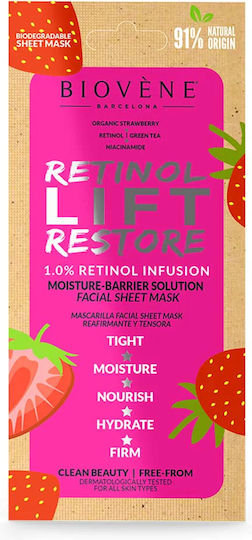 Biovene Retinol Lift Restore Mască Faciala pentru Tonifiere 20ml