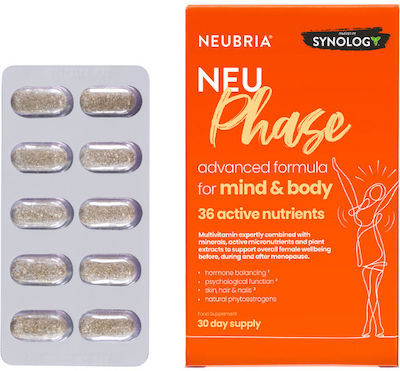 Neubria Neu Phase Supliment pentru Menopauză 30 file