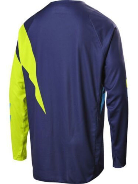 Shift 3Lack Mainline Ανδρική Μπλούζα Motocross Μακρυμάνικη Blue/Yellow