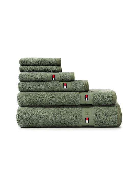 Tommy Hilfiger Hand Towel Legend 40x60cm Khaki Weight 540gr/m²