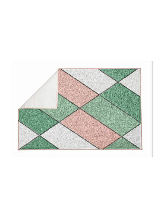 Kleine Wolke Rutschfest Badematte Synthetisch,Polyester/Cotton/Leather Rechteckig Ayana 9149685539 Green 55x65cm