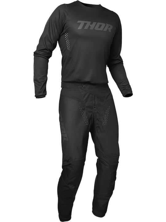 Thor MX Pulse Blackout Ανδρική Jersey Motocross Μαύρο SH1038