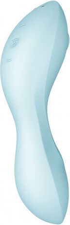 Satisfyer Curvy Trinity 5 Αναρροφητής Αιδοίου με Δόνηση Air Pulse Vibrator Blue