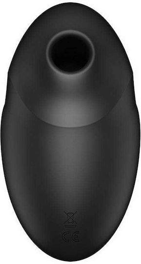 Satisfyer Vulva Lover 3 Аспиратор Вагина с вибрация Въздушен импулсен стимулатор и вибратор Black 1бр