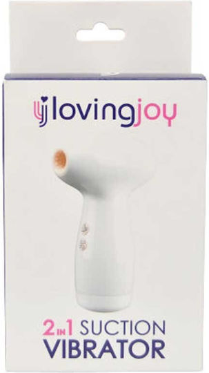 Loving Joy Lutscher Vagina mit Vibration Weiß
