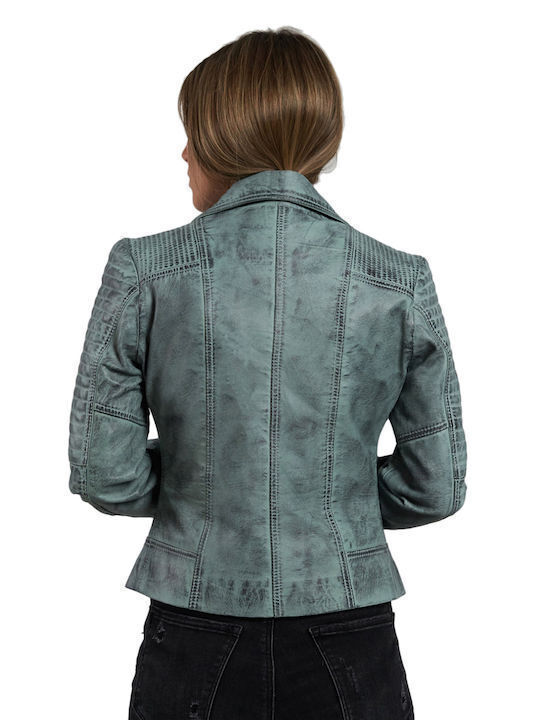 Leather jacket Anna - Ice