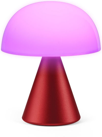 Lexon Mina Medium Lustră Decorativă Ciupercă Roșu