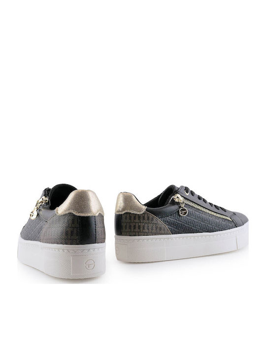 Adidași Flatforms Anatomici Pentru Femei Negri