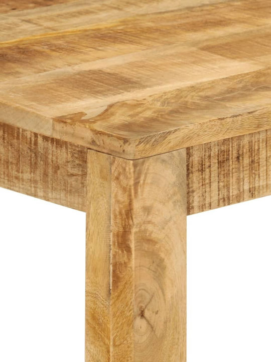 Table Bar from Solid Wood Natural 112x55x108cm