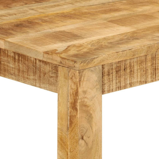 Table Bar from Solid Wood Natural 112x55x108cm
