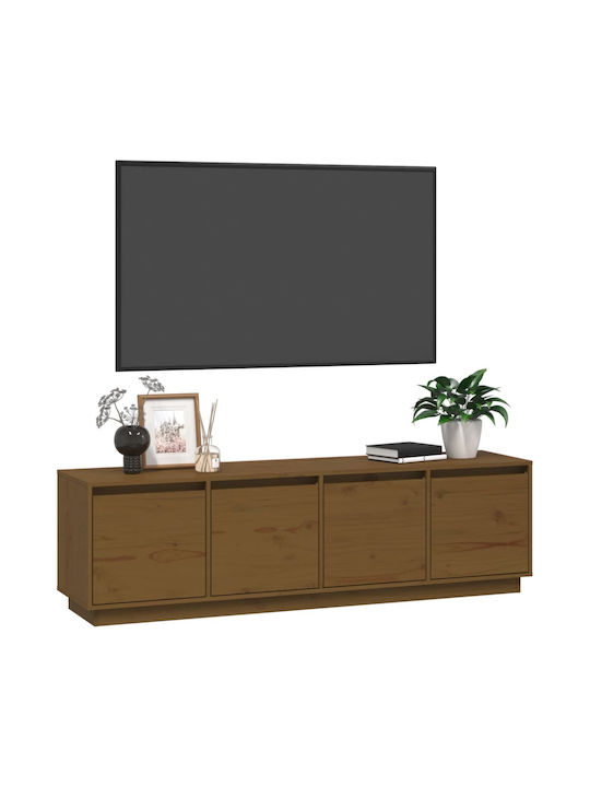 TV Stand from Solid Wood Ink L156xW37xH45cm