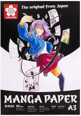 Sakura Skizzenblock Skizzenbuch Manga Paper A4 21x29.7cm