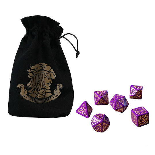 Q Workshop The Witcher: The Stars Above The Path Dice Bag QWSBWDA162