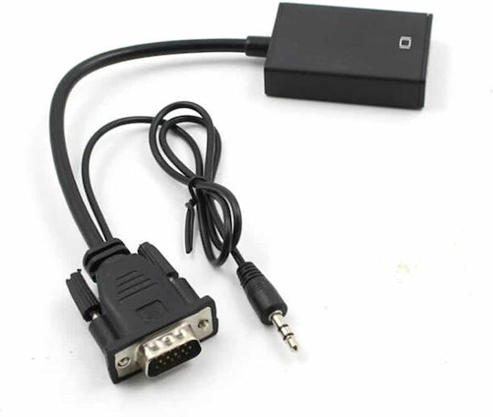 VGR Μετατροπέας 3.5mm / VGA male σε HDMI female (Q-HD09)
