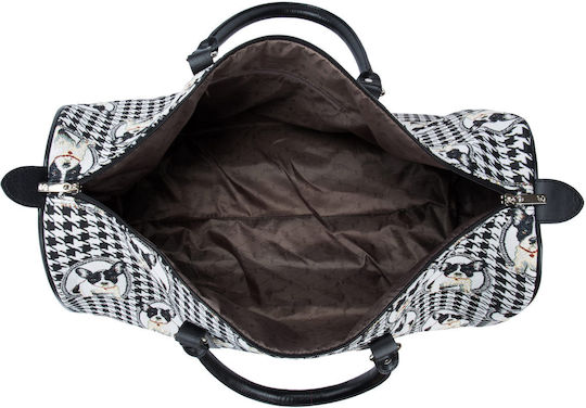 Signare French Bulldog Sack Voyage with Wheels made of Artificial Leather L58xW30xH31cm