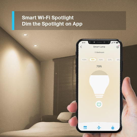 TP-LINK Smart Λάμπες v1 LED 2.9W για Ντουί GU10 Ρυθμιζόμενο Λευκό 350lm Dimmable 4τμχ