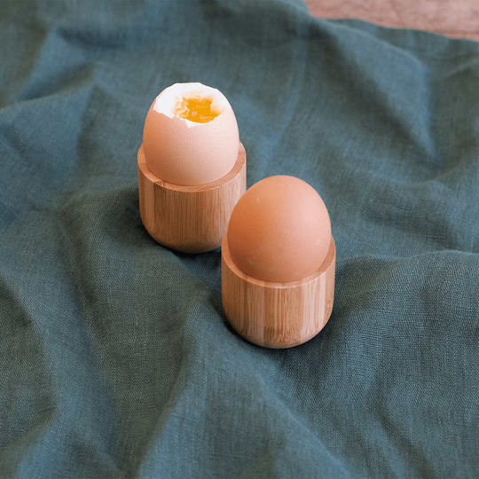 Pebbly Чаша за яйца Бамбук Natural 2pcs