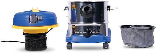Goodyear GY12VC Vacuum Wet / Dry 1200W with Stainless Bin 20lt