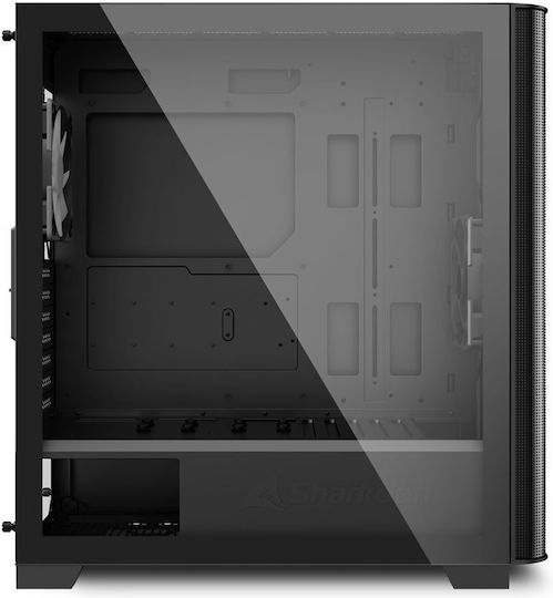Sharkoon M30 RGB Gaming Midi Tower Κουτί Υπολογιστή με Πλαϊνό Παράθυρο Μαύρο