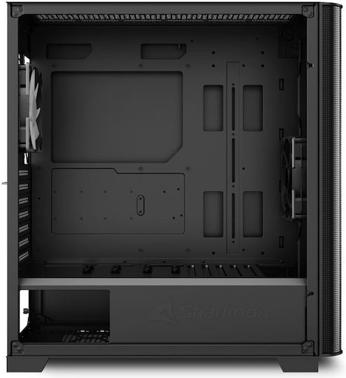Sharkoon M30 RGB Gaming Midi Tower Κουτί Υπολογιστή με Πλαϊνό Παράθυρο Μαύρο