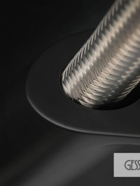 Gessi Mesh Kitchen Faucet Counter Flexible Black
