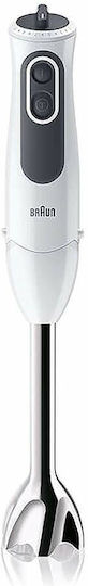 Braun MultiQuick 3 Vario Handmixer mit Edelstahlstab 750W Weiß