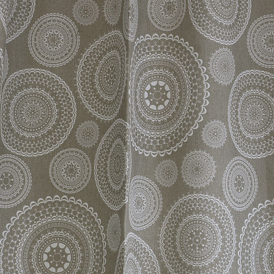 La Maison Blanche Mandala με Τρέσα Μπεζ 145x270εκ.