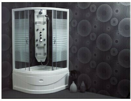 Sanitec A956 Кабинет Душ Полукръгла 100x100x150см