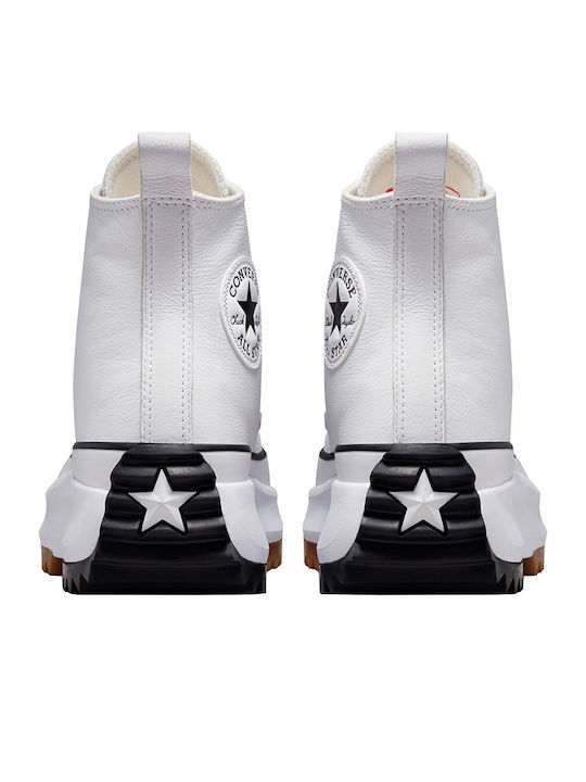 Run Star Hike Flatforms Boots White