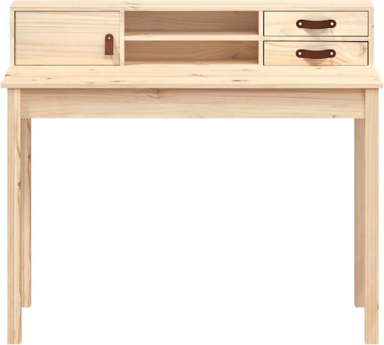 Sekretärin-Schreibtisch aus Massivholz Pine tree 110x50x93cm