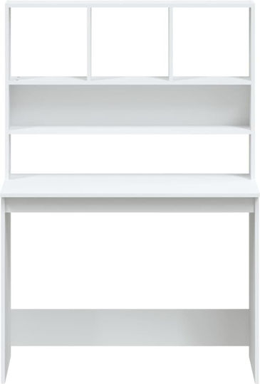 Birou Din Lemn Cu Birou Alb 102x45x148cm