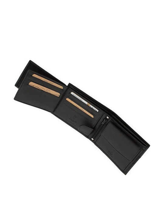 Leather Men's Wallet with RFID Black