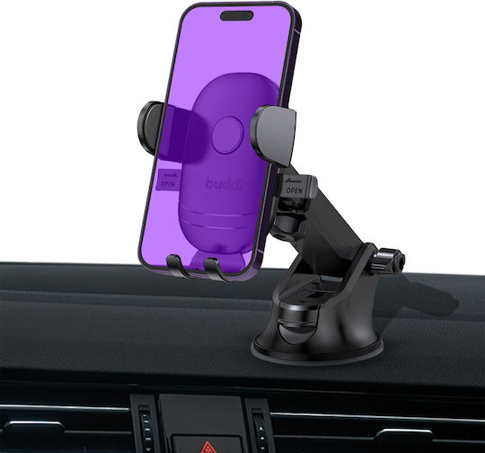 Buddi Buddi Car Mobile Mount with Adjustable Hooks Black