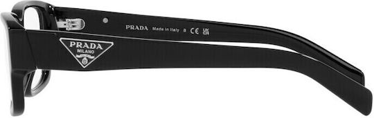 Prada Männer Acetat Brillengestell Schwarz PR07ZV 1AB1O1