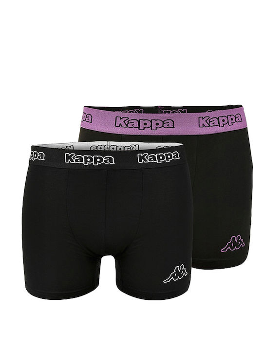 Kappa Men's Boxers 2Pack Black