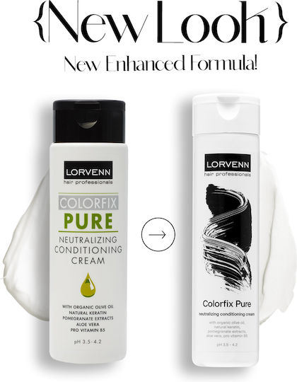 Lorvenn Colorfix Pure Neutralizing Conditioning Cream Conditioner Ενυδάτωσης για Όλους τους Τύπους Μαλλιών 200ml