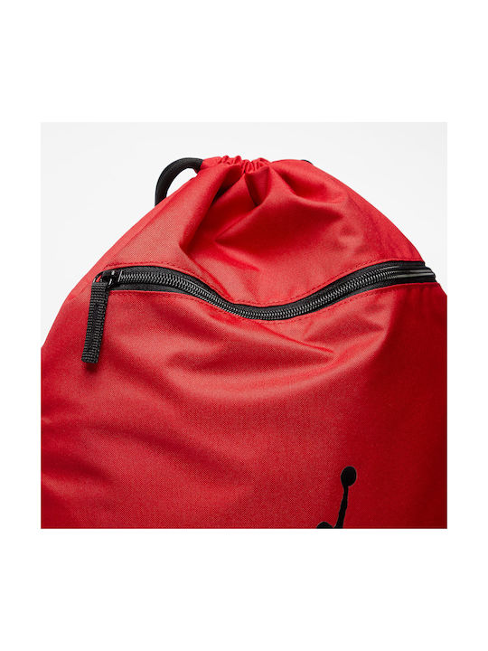 Jordan Sport Gym Sack Ανδρική Τσάντα Πλάτης Γυμναστηρίου Κόκκινη