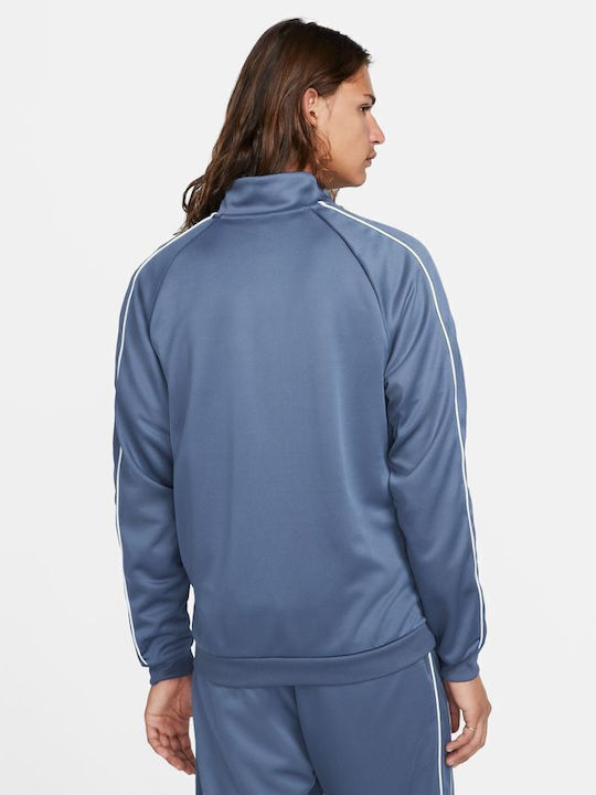 Nike Sportswear Club Men's Sweatshirt Jacket with Pockets Blue
