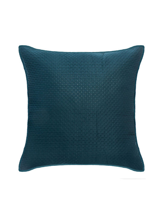 Atmosphera Set Cuvertură Pat Dublu Din Poliester Albastru Închis 240x260cm 3 Bucăți