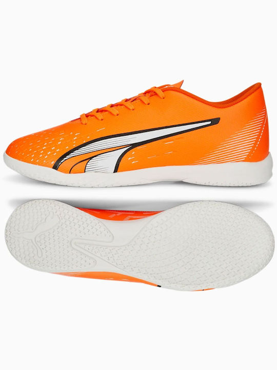 Puma Ultra Play IT Χαμηλά Ποδοσφαιρικά Παπούτσια Σάλας Πορτοκαλί