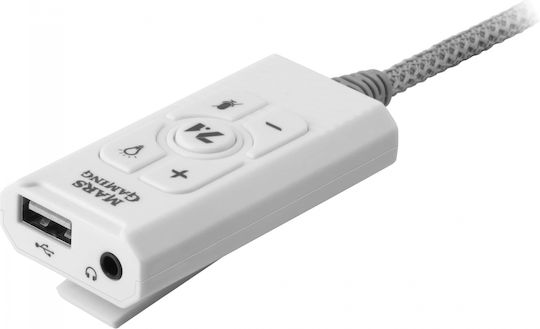 Mars Gaming MSC2 Εξωτερική USB Κάρτα Ήχου 7.1 σε Λευκό χρώμα