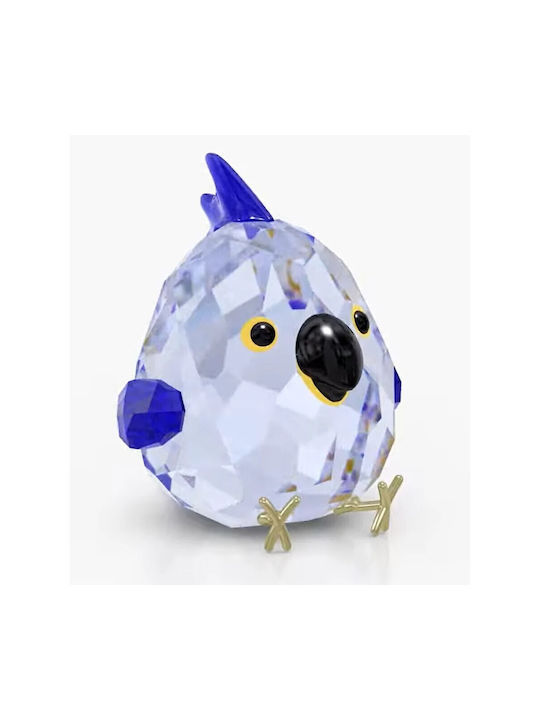 Swarovski Decorative Bird made of Crystal All you Need are Birds Macaw in Blue 3.4x3.4x2.8cm 1pcs