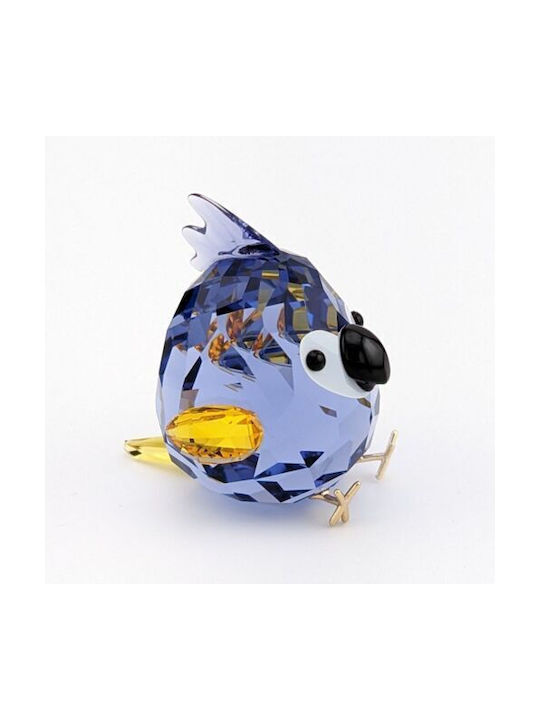 Swarovski Decorative Bird made of Crystal All you Need are Birds, Macaw in Purple 3.4x3.4x2.8cm 1pcs