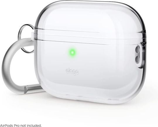 Elago Clear Hang Case Калъф с кука в Прозрачен цвят за Apple AirPods Pro