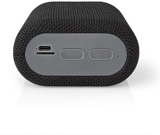 Nedis Bluetooth Speaker 5W with Battery Life up to 7 hours Black SPBT2005BK