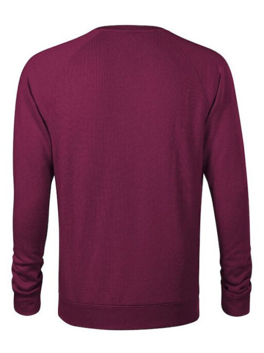 Malfini Men's Long Sleeve Promotional Sweatshirt Burgundy