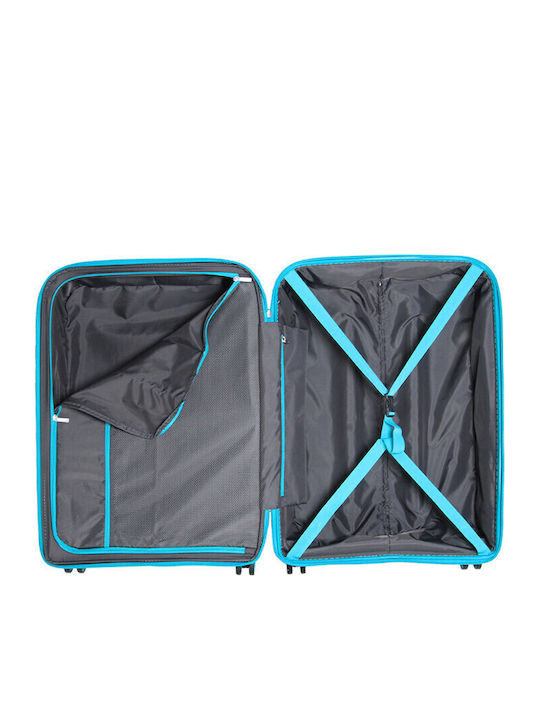 Airtex Paris H3SQG79 Μεγάλη Βαλίτσα Ταξιδίου Σκληρή Πράσινη με 4 Ρόδες Ύψους 79.5εκ.