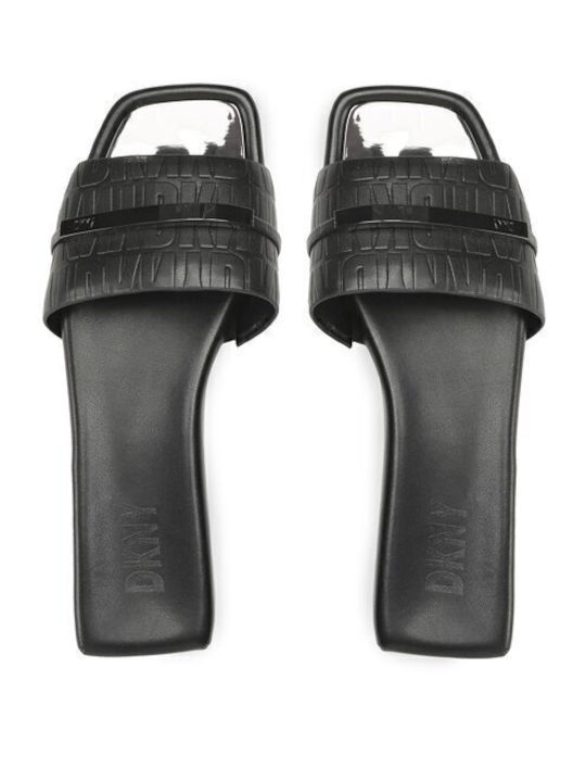 Alaina Women's Flat Sandals in Black Color